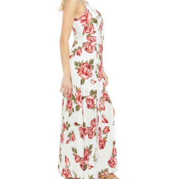 Guess Floral Lace Up Maxi Dress New With Tags - Picture 2 of 4